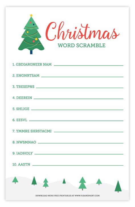 Christmas Word Scramble | Free Printable Christmas Activities Christmas Word Games, Christmas Song Trivia, Christmas Trivia Questions, Christmas Word Scramble, Christmas Trivia Games, Thanksgiving Facts, Xmas Games, Christmas Word Search, Community Workers