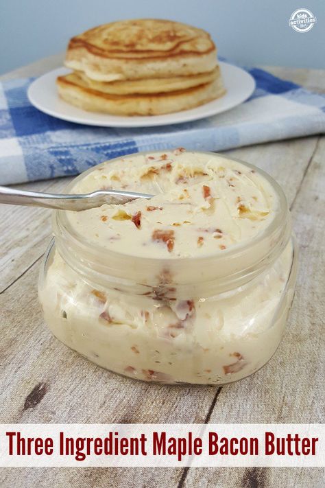 Flavored Butter Recipes, Butter Recipes Homemade, Dairy Snacks, Compound Butter Recipe, Bacon Butter, Flavored Butter, Maple Bacon, Homemade Butter, Butter Recipe