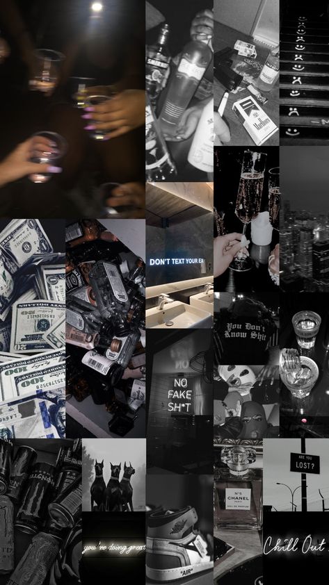 Money Background Aesthetic Black, Fake Snaps Night, Luxury Brands Aesthetic Wallpaper, Macbook Wallpaper Aesthetic Collage, Expensive Aesthetic, 8th Grade Tips, Dark Photo Ideas, Wallpaper Aesthetic Collage, Black And White Collage