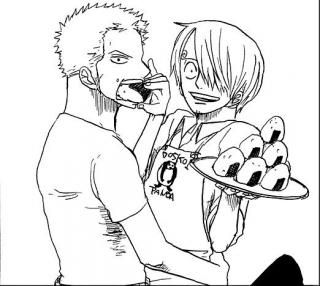 AREN'T THEY CUTE?? OH GOOOODDDD >< ♡♡ Zosan Comic, One Piece Ship, Zoro One Piece, One Piece Drawing, One Piece Comic, One Piece Fanart, Manga Anime One Piece, One Piece Luffy, One Piece Manga