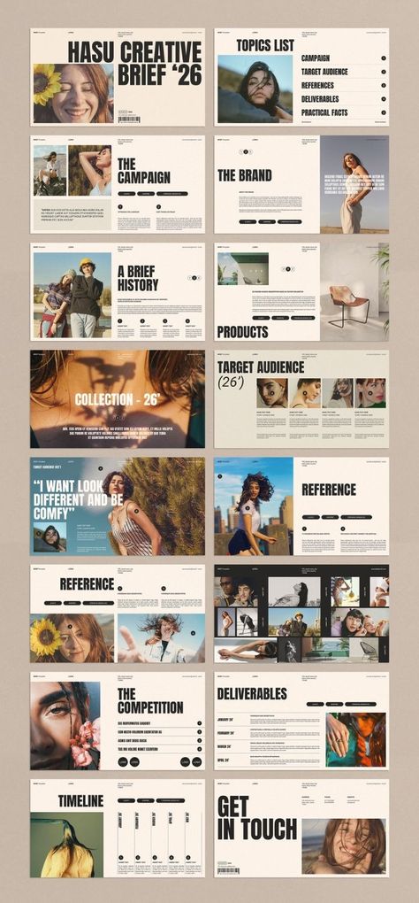 A Creative Brief Presentation Template by TemplatesForest Presentation Slide Design, Mise En Page Web, Creative Brief, Mises En Page Design Graphique, Keynote Design, Presentation Slides Design, 포트폴리오 레이아웃, Presentation Deck, Presentation Design Layout