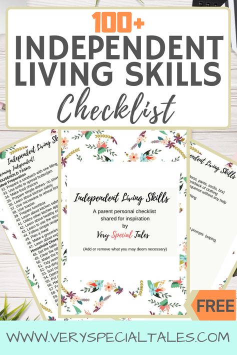 Independent Living Skills Checklist, Kids Independent Activities, Independent Living Skills Activities, Life Skills Checklist, Independent Living Skills, Life Skills Curriculum, Functional Life Skills, Life Skills Lessons, Life Skills Classroom