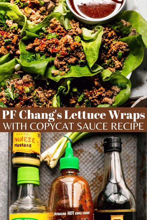 Easy Pf Changs Chicken Lettuce Wraps, Of Chang Lettuce Wrap Sauce, How To Make Pf Changs Lettuce Wraps, Copycat Chicken Lettuce Wraps Pf Changs, Pf Chang Lettuce Wraps Copycat, Pf Changs Chicken Lettuce Wraps With Dipping Sauce, Chinese Chicken Lettuce Cups, Chicken Lettuce Wraps P.f. Chang’s, Copycat Pf Chang Chicken Lettuce Wraps