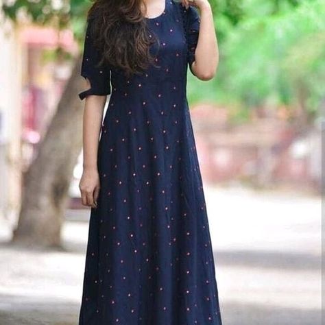 Aradhya Stunning Cotton / Rayon Women's Kurtis Vol 4 Price Range- INR. 571 Fabric: Cotton / Rayon Sleeves: Sleeves Are Included Size: S - 34 in, M - 38 in, L - 40 in, XL - 42 in, XXL - 44 in Length: Up To 50 in Type: Stitched Description: It Has 1 Piece Of Women's Kurti Work: Printed Rayon Kurtis, Angrakha Style, Long Anarkali, Designer Kurti Patterns, Anarkali Kurti, Special Dresses, Fashion Design Clothes, Types Of Dresses, Kurti Designs