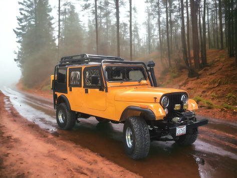 Greetings! Our one of a kind 4-door 1976 Jeep CJ5 from Pakistan is finally on roads. It took 8 years to rebuild and source various parts. A lot of sweat, grit and passion were the key ingredients. This is the second reincarnation of our jeep from a 2 door to a 4 door version. This CJ has an old school look with many modern gizmos/add-ons. School Look, Jeep Cj5, School Looks, Add Ons, A 4, Old School, Jeep, Pakistan, Two By Two