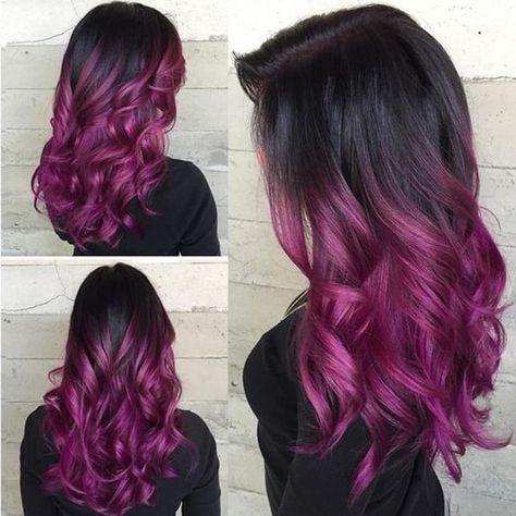 PRICES MAY VARY. 【Premium Material】Made of high quality synthetic heat resistant fiber, which enable the ombre long curly wavy wig long term use, look natural and touch soft,easy to comb,minimum shedding and tangling. 【Color】Ombre Purple. Color May Be Different Due to Displays and lights. 【Adjustable Size】about 21"-23".There are 2 adjustment straps and 2 combs inside the ombre purple wig,you can adjust the hook inside the cap to the correct size to suit your head. 【Daily & Cosplay Use】 This ombr Red Curly Wig, Curly Afro Wig, Purple Wig, Romantic Hairstyles, Different Hair Colors, Afro Wigs, Wavy Wig, Red Wigs, Fall Hair Color