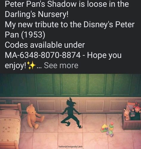 Acnh Haunted Mansion Code, Acnh Neverland, Acnh Gothic Island Dream Code, Acnh Treasure Island Code, Acnh Dream Address Mermaid, Neverland Island, Fairy Island Animal Crossing Dream Code, Peter Pan Shadow, Disney Codes