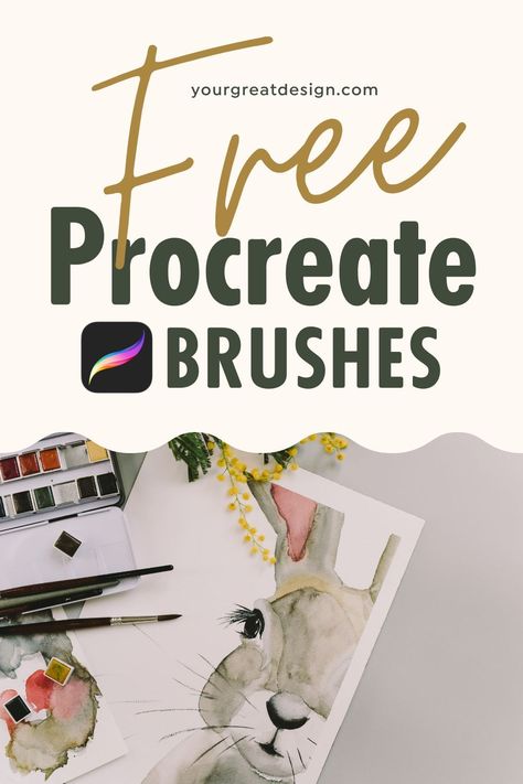 Free Procreate brushes - Ready to download and use now! Watercolor Brush Procreate Free, Free Watercolor Brushes For Procreate, Watercolor Brush Procreate, Procreate Watercolor Brushes Free, Diy Procreate Brush Tutorial, Procreate Watercolor Tutorial, Procreate Brushes Free Download, Procreate Templates, Procreate Free Brushes