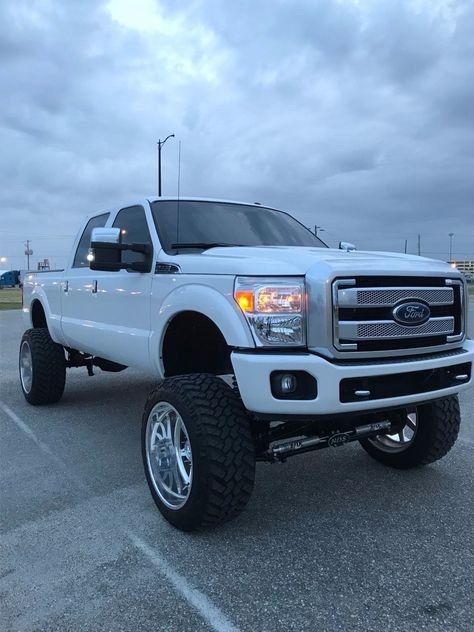 Absolutely flawless 2015 Ford F 250 PLATINUM lifted F250 Lifted, F250 Diesel, Lifted Vehicles, Winter Truck, Lifted Trucks For Sale, Dodge Diesel Trucks, Trucks Lifted, Dodge Diesel, Chevy Diesel Trucks