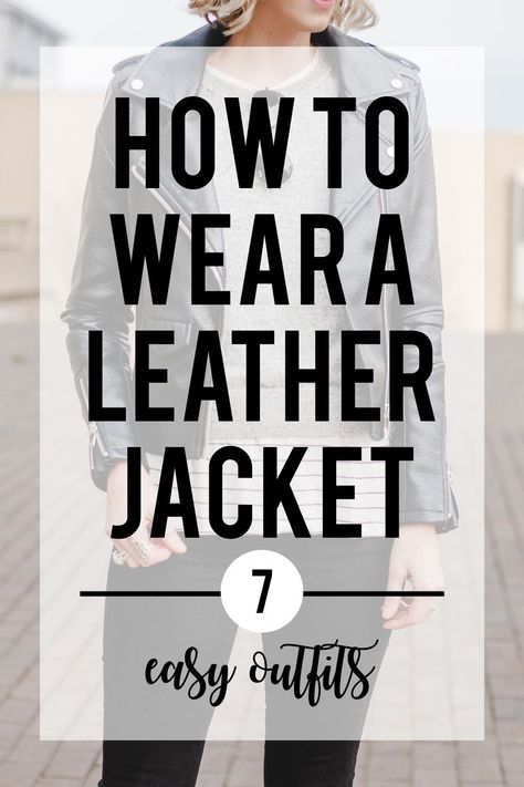 Leather Jacket Outfit Spring, Leather Moto Jacket Outfit, Womens Leather Jacket Outfit, Moto Jacket Outfit, Black Leather Jacket Outfit, Jacket Outfit Women, Outfit Inspiration Women, Womens Black Leather Jacket, Stylish Coat