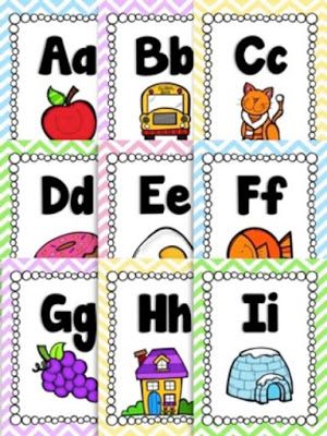 Chevron Classroom Theme FREEBIE Alphabet Posters For Classroom Free, Alphabet Posters For Classroom, Respect Activities, Free Classroom Decor, Abc Flashcards Printable, Free Alphabet Chart, Boy Activities, Preschool Classroom Themes, Classroom Prep