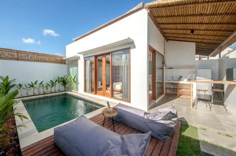 3. cozy Private villa with private pool in canggu. - Villas for Rent in Kecamatan Kuta Utara, Bali, Indonesia - Airbnb Pool Breakfast, Private Villa Bali, Villa In Bali, Villa With Pool, Canggu Bali, Villa With Private Pool, One Bed, Resort Villa, Private Villas