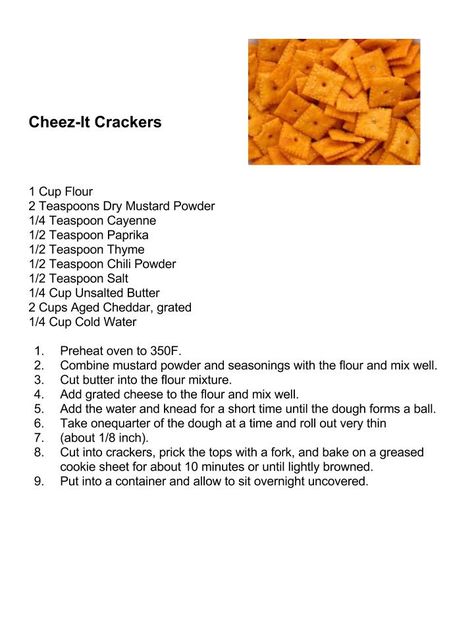 Diy Cheeze Itz, Diy Cheez Its, Home Made Cheez Its, Home Made Cheese It’s, Cheezits Recipe, Cheeze Itz, Cheez Its Recipe, Homemade Snacks For Kids, Cereal Homemade