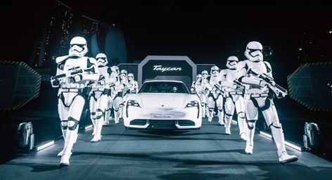 Car Launch, Tech Ideas, Dark Vador, Porsche Taycan, Star Wars Film, Turbo S, Backdrop Design, Launch Event, Tech Trends