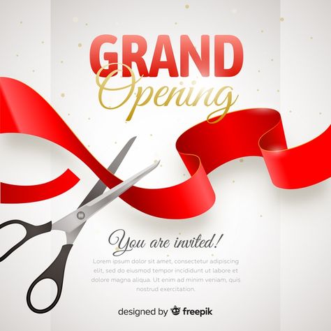 Opening Poster Design Ideas, New Opening Poster Design, Grand Opening Background, Opening Background, Grand Opening Poster, Shop Opening Invitation Card, Grand Opening Banner, Opening Invitation, Grand Opening Invitations