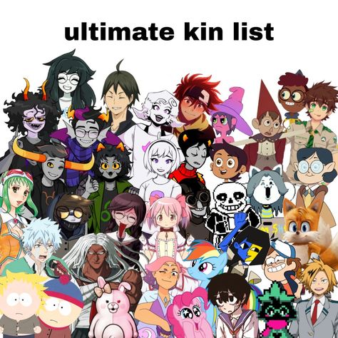 No I don't need therapy, I need a new kin list every month If You Kin You Probably Like, Every Kin List Got The Template, Kin List Template, Kinlist Template, My Kin List, Kin List, Girl Drawings, Drawing Anime Clothes, List Template