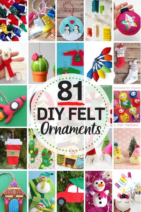 Indie Christmas, Disney Patterns, Felt Plushies, Christmas Ornaments Felt, Diy Felt Christmas, Felt Ornaments Diy, Advent Decorations, Diy Felt Christmas Ornaments, Felt Ornaments Patterns