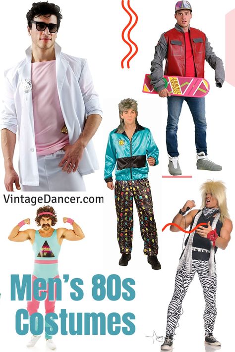 80s Male Costume Ideas, 80s Looks Men, Decades Day Outfits For Boys 80s, 80s Party Costumes For Men, 80s Theme Party Outfit Men 1980s Style, 80s Fancy Dress Ideas Men, 80’s Men Outfits, 80s Mens Outfit, 80 Dress Up Ideas 80s Party Men