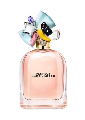 Marc Jacobs Perfect Eau De Parfum. The playful and unexpected new fragrance, Perfect Marc Jacobs Eau de Parfum for her, is a comforting floral scent that celebrates optimism, self-acceptance and originality.    The perfume was inspired by Marc Jacobs’ mantra: “I am perfect as I am,” which is symbolized by a tattoo of the word “perfect” on his wrist. Like his tattoo, Perfect Marc Jacobs is about embracing and expressing one’s true self.     Modern, bright, and feminine, Perfect is an unconvention Marc Jacobs Perfect, Parfum Gucci, Armani Parfum, Marc Jacobs Perfume, The Perfume Shop, Perfume Floral, First Perfume, The Perfume, Best Fragrances