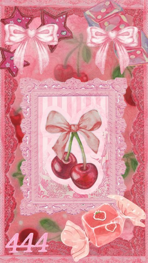 #coquette #fyp #wallpaper #pinkaesthethic #pink Pink Princess Wallpaper, Pink Lockscreen, Cherry And Strawberry, Strawberry Wallpaper, Tartan Wallpaper, Bow Wallpaper, Happy Wallpaper, Princess Wallpaper, Desktop Wallpaper Art