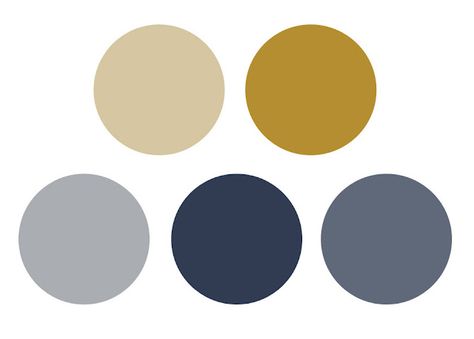 grey, blue and mustard -   Dark-Foyer and stair case  Mustard- Inlay in built ins  Khaki - Living/Dining  Lightest blue- fam room Cabin Colors, Gold Color Scheme, Challenge Week, Room Challenge, Lounge Decor, Blue Living Room, Paint Colours, Bedroom Loft, Spare Room