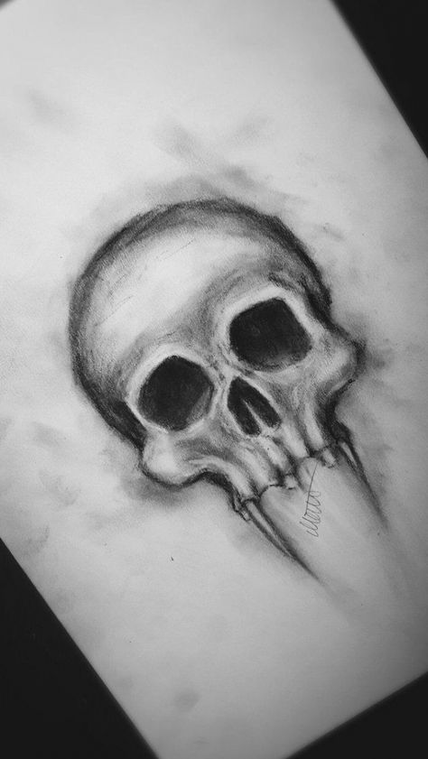 Charcoal Creepy Drawing, Cool Horror Drawings, Dark Easy Drawing Ideas, Drawing Ideas Skull Sketch, Pencil Charcoal Drawings, Tattoo Art Drawings Dark, Abnormal Drawings, Drawing Ideas With Shading, Cool Grunge Drawings