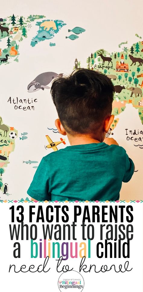 13 Facts Parents Who Want to Raise a Bilingual Child Need to Know — Lorena & Lennox Bilingual Beginnings Beginning Spanish, Playful Parenting, Overcoming Jealousy, Bilingual Education, Parents Baby, Language Development, Toddler Books, Good Parenting, How To Speak Spanish