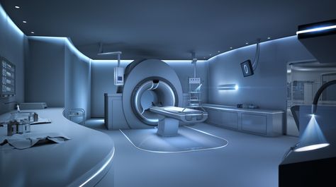 accent lighting Ct Scan Room Interior Design, Futuristic Hospital, Hospital Design Architecture, Medical Tech, Women's Diving, Spaceship Interior, Medical Cabinet, Drones Concept, Industrial Design Trends