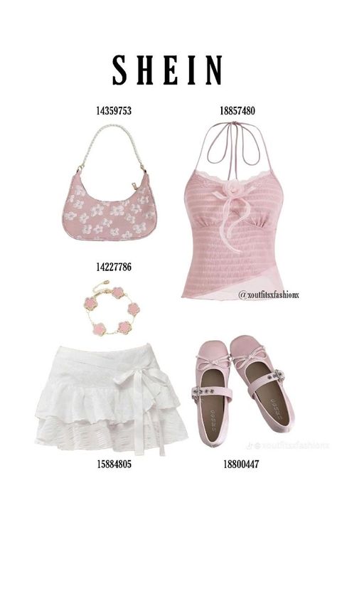 Vintage Shein Outfits, Shopee Outfit Ideas Philippines, Pretty Outfits Shein, Shein 2000s Outfits, Summer Outfits Shein Codes, Shein Outfits Spring 2024, What To Wear To A Wedding In Summer, Shien Clothes Outfits Idea, Elegant Shein Outfits