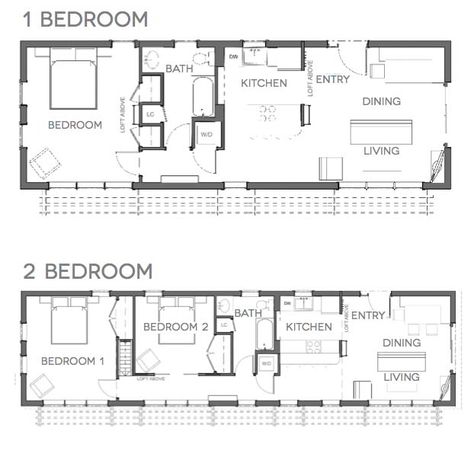 bbb-floor-plans-bbh gefunden auf http://thetinylife.com/tiny-house-plans-for-families/ Campground Cabins, 12x24 Tiny House, Loft Layout, House Plan With Loft, Small Floor Plans, Mini Loft, Modern Floor Plans, Tiny House Layout, Cabin Floor