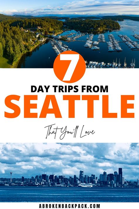 Need inspiration to find day trip from Seattle in winter?✔ Explore your options for day trips and getaways just outside Seattle. Seattle Day Trips, Seattle Winter, Washington Things To Do, Day Trips From Seattle, Seattle Travel Guide, Washington State Hikes, Day Trip Ideas, Best Weekend Trips, Seattle Restaurants