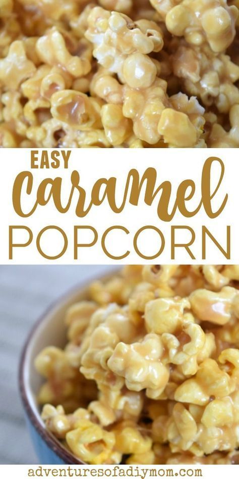 Chewy Caramel Popcorn, Carmel Corn Recipe, Easy Caramel Popcorn, Homemade Caramel Popcorn, Caramel Popcorn Recipe, Popcorn Balls Recipe, Popcorn Recipes Easy, Caramel Corn Recipes, Chewy Caramel