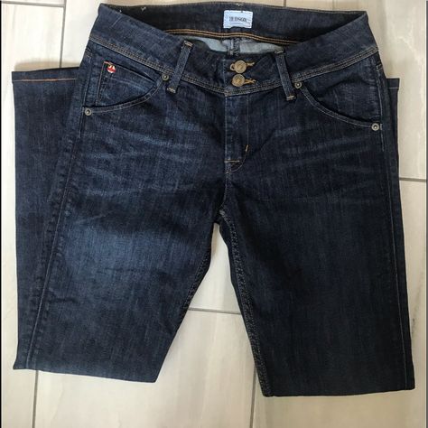 Hudson Collin Size 28 With Back Buttons Pockets And Front Double Buttons. 2000s Abercrombie, Dark Blue Denim, Dream Style, Pretty Clothes, Swaggy Outfits, Hudson Jeans, Jeans Color, Louis Tomlinson, My Closet