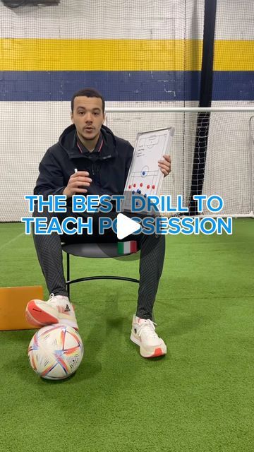 Coach Omar on Instagram: "THE BEST DRILL FOR TEACHING POSSESSION, THE ITALIAN SQUARE🇮🇹 final part of 3 possession drills. #soccer #coaching #possession #soccerdrills" Soccer Drills For Kids U10, Soccer Shooting Drills, Football Coaching Drills, Football Drills, Soccer Workouts, Soccer Practice, Soccer Drills, Soccer Coaching, Football Training