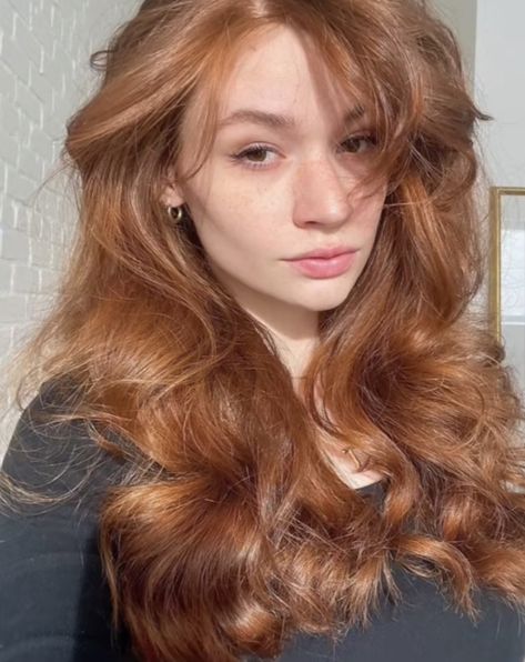 Ginger Hair Pale Skin Brown Eyes, Auburn Hair For Pale Skin, Hair Color Ideas Pale Skin Blue Eyes, Red Heads With Brown Eyes, Ginger 90s Hair, Brown Eyed Redhead, Light Golden Auburn Hair, Auburn Hair For Brown Eyes, Ginger Hair Brown Eyebrows