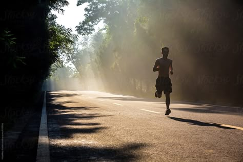 Man Running In The Morning | Stocksy United Army Running Photo, Running Aesthetic Fitness Man, Running Man Aesthetic, Guy Running Aesthetic, Morning Running Aesthetic, Men Running Aesthetic, Man Running Photography, Boy Running Aesthetic, Man Running Aesthetic