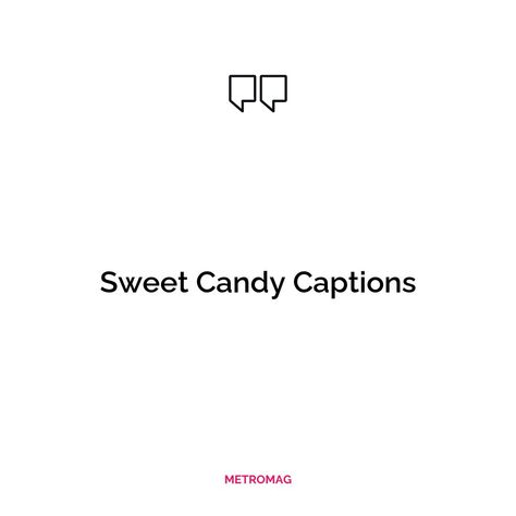 Discover the perfect candy-themed caption or quote to accompany your next Instagram post. From sweet and sentimental to clever and fun, there is something for every occasion. See all quotes and captions on https://metromag.com/candy-captions/ Candy Captions, Quotes For Instagram, All Quotes, Instagram Captions, Hair Colors, Blonde Hair, Egg, Blonde, Candy