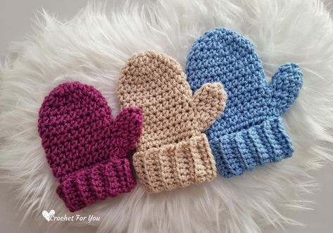 Children Mittens Crochet Pattern, Baby Crochet Mittens, Baby Crochet Mittens Pattern Free, Toddler Mittens Knitting Pattern Free, Kids Crochet Mittens Free Pattern, Crochet Baby Gloves, How To Crochet Mittens, Toddler Mittens Crochet Pattern Free, Crochet Mittens Free Pattern Kids