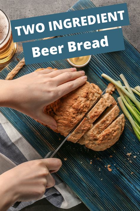 Beer bread is one of my favorites. It’s really tasty (and no you can’t taste the beer – I don’t even like beer!) and it’s so easy to make. In fact, you only need 2 ingredients! 2 Ingredient Beer Bread In Crockpot, Crock Pot Beer Bread, 2 Ingredient Beer Bread, Beer Bread In Crockpot, 2 Ingredient Slow Cooker Beer Bread, Beer Bread Recipe All Purpose Flour, Slow Cooker Beer Bread, Beer Biscuits, Beer Bread Easy