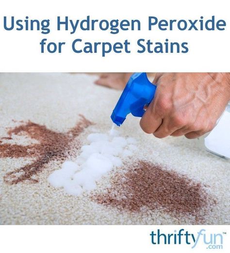 “Hydrogen peroxide is especially good for organic stains and is very gentle on carpet. This is a guide about using hydrogen peroxide for carpet stains.” Clean Microfiber Couch, Diy Carpet Cleaning Solution, Spot Cleaning Carpet, Cleaning Microfiber Couch, Cleaning Carpet Stains, Carpet Spot Cleaner, Baking Soda On Carpet, Diy Stain Remover, Microfiber Couch