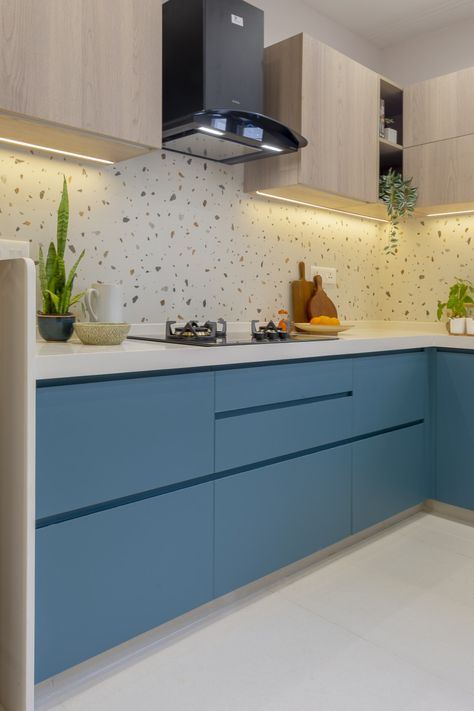 Kitchen design by @amol.0910 Simple Kitchen Design Indian, Low Cost Kitchen, Kitchen Interior Colour Combination, Modular Kitchen Colour Combination, Cost Kitchen, Foldable Tables, Kitchen Unit Designs, Modern Kitchen Colours, Kitchen Wardrobe Design