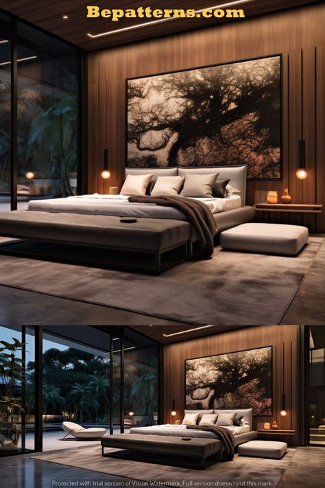 Home Decor Small Bedroom Ideas For Free Compact Luxury Interior Design, Dark Japanese Bedroom, Bedroom Interior Design Luxury Master Suite, Bedroom Hotel Chique, Rich Bedroom Luxury, Hotel Suite Room, Miami Chic, Opulent Bedroom, Luxury Master Suite