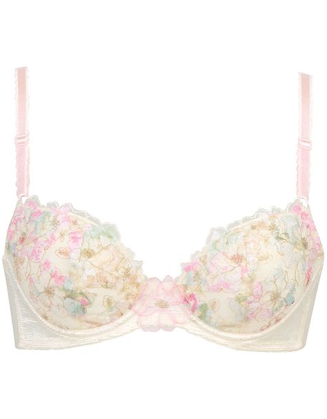 Pink Bra And Under Set, Cute Bras Aesthetic, Pastel Bra, Flower Lingerie, Cute Bra, Pretty Bras, Clueless Outfits, Floral Bra, Cute Bras