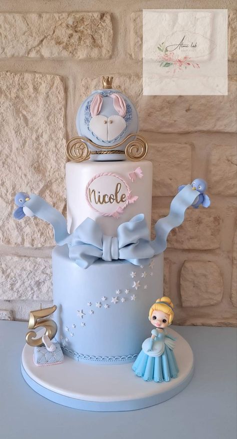 Bibbidi Bobbidi Two Birthday Cake, Cinderella 1st Birthday Party, Bippity Boppity Two, Cinderella Party Cake, Bippity Boppity Two Party, Cinderella Cake Ideas, Bibbidi Bobbidi Two Birthday, Cinderella First Birthday, Cinderella Theme Party