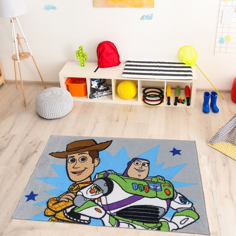 Toy Story Reading Corner, Toy Story Rug, Buzz Lightyear And Woody, Toy Story Nursery, Toy Story Room, Playroom Mats, Toy Story Baby, Toddler Boy Room Decor, Toy Story Theme