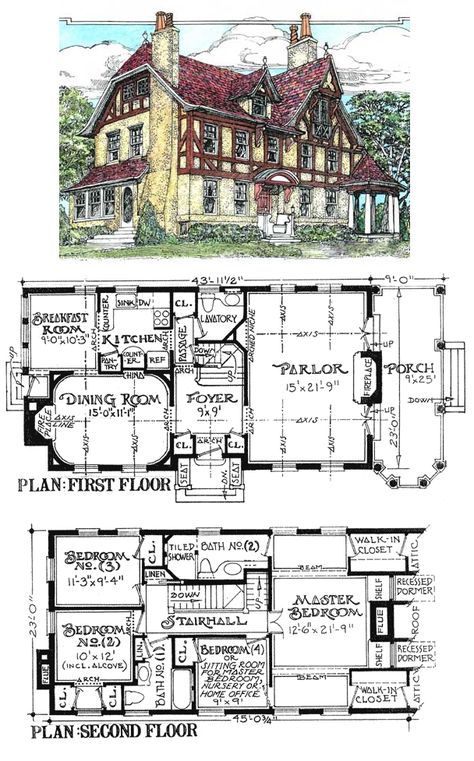 Sims 2 Victorian, Tudor House Plans, Fasad Design, Castle Building, Victorian House Plans, Vintage House Plans, Rpg Maps, Sims House Plans, Bedroom Seating