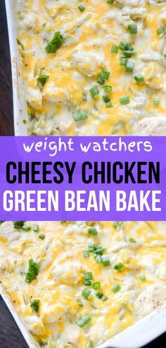 Green Bean Bake, Bean Bake, Weight Watchers Casserole, Recipe Diaries, Baked Green Beans, Weight Watcher Desserts, Chicken Green Beans, Weight Watchers Chicken, Weight Watcher Dinners