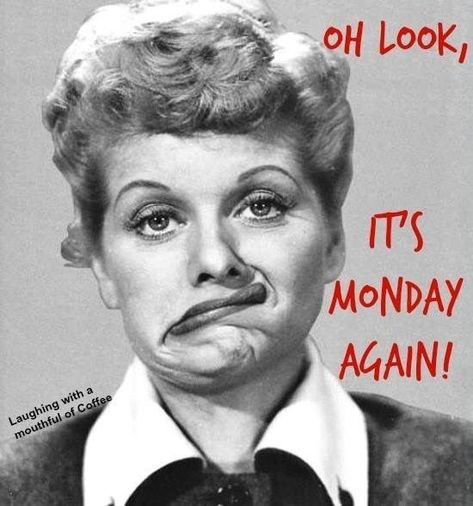 Ugh Monday, Scented Laundry Detergent, Monday Memes, Monday Again, Monday Humor, Monday Quotes, Work Motivation, Lucille Ball, I Love Lucy