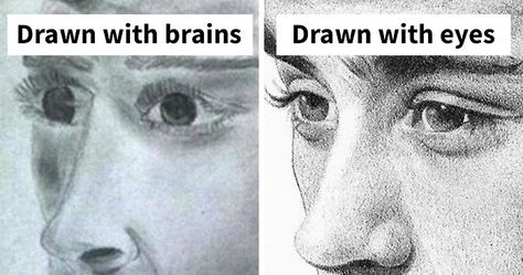 Learn To Draw Realistic, Portrait Techniques Drawing, How To Start A Drawing, Beautiful Drawings For Beginners, Things Every Artist Needs, Start Drawing Again, Teaching Portrait Drawing, Right Brain Drawing Exercises, Learning To Draw Faces