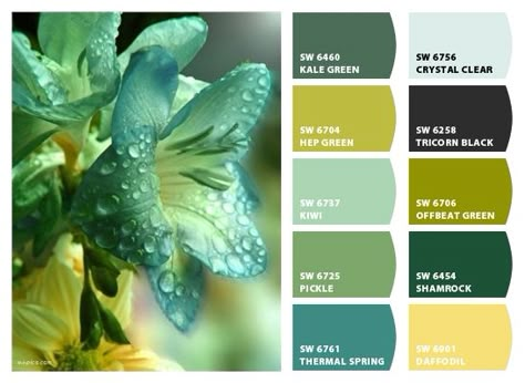 Tricia Guild Colour Color Combinations, Pantone Illustration, Stitch Palette, Mint Color Palettes, Color Theory Art, Turquoise Color Palette, Bathroom Color Schemes, Color Palette Challenge, Paint Color Schemes